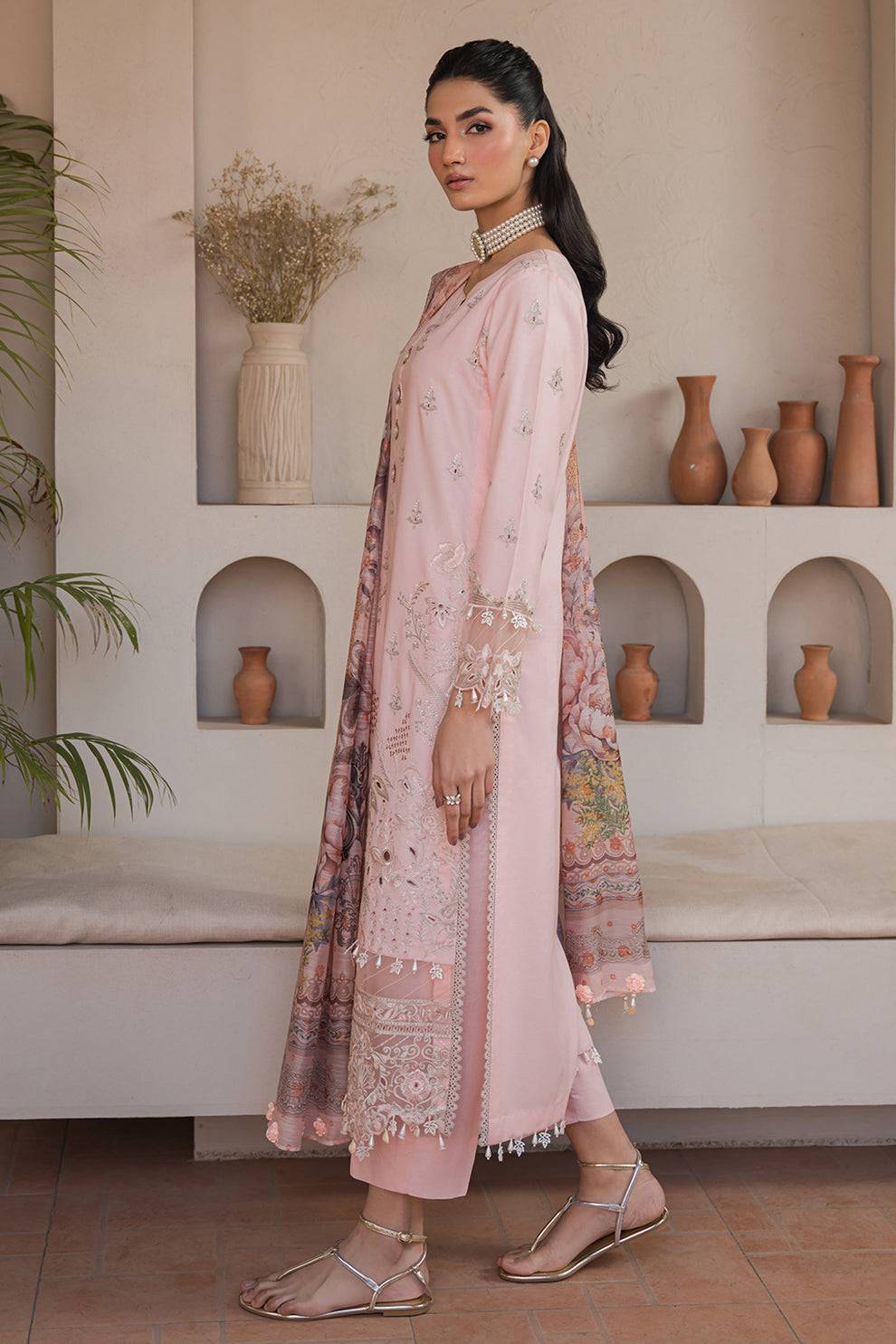 Neeshay | Symphony Luxury Lawn 24 | Lullaby - Pakistani Designer Dress - by Neeshay | Type: Luxury - 100% Original at Saira Sultan