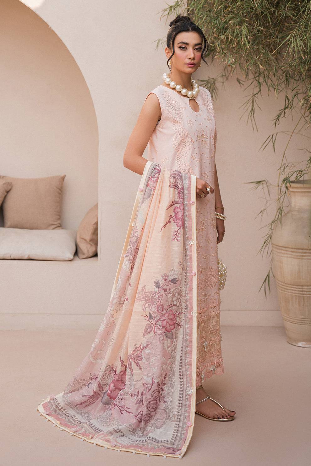 Neeshay | Symphony Luxury Lawn 24 | Whispers - Pakistani Designer Dress - by Neeshay | Type: Luxury - 100% Original at Saira Sultan