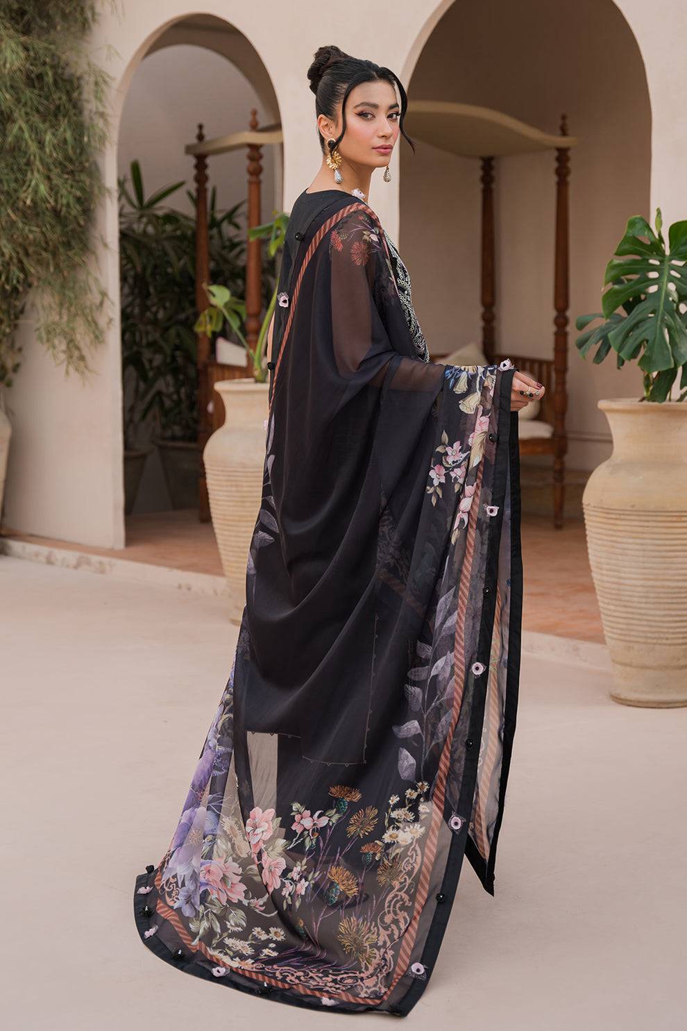 Neeshay | Symphony Luxury Lawn 24 | Celestial - Pakistani Designer Dress - by Neeshay | Type: Luxury - 100% Original at Saira Sultan