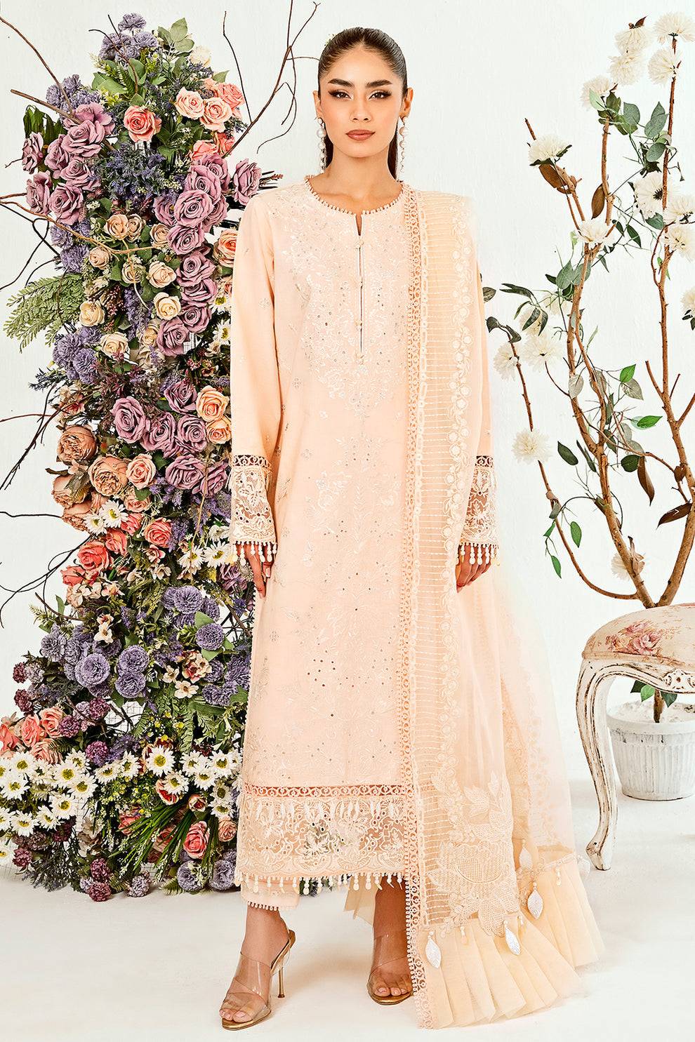 Neeshay | Zoella Lawn Collection | Zephyr - Pakistani Designer Dress - by Neeshay | Type: Luxury - 100% Original at Saira Sultan
