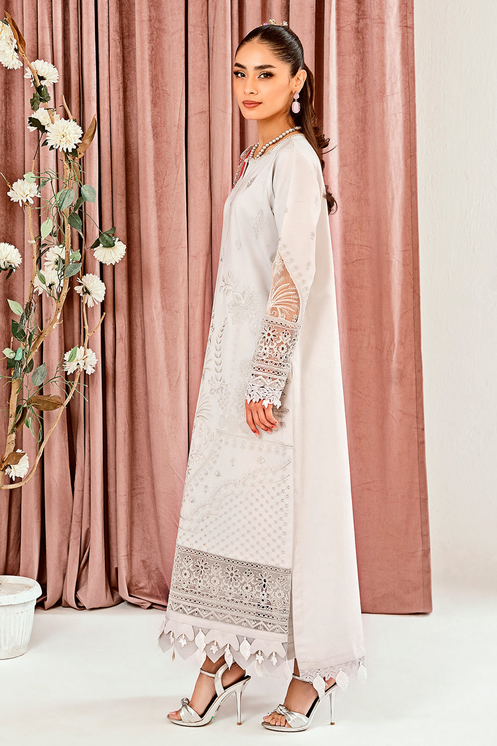 Neeshay | Zoella Lawn Collection | Luca - Pakistani Designer Dress - by Neeshay | Type: Luxury - 100% Original at Saira Sultan