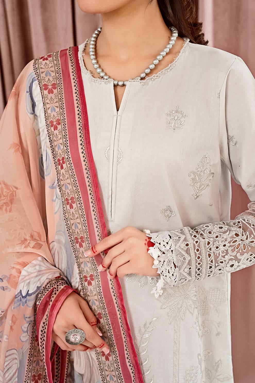 Neeshay | Zoella Lawn Collection | Luca - Pakistani Designer Dress - by Neeshay | Type: Luxury - 100% Original at Saira Sultan