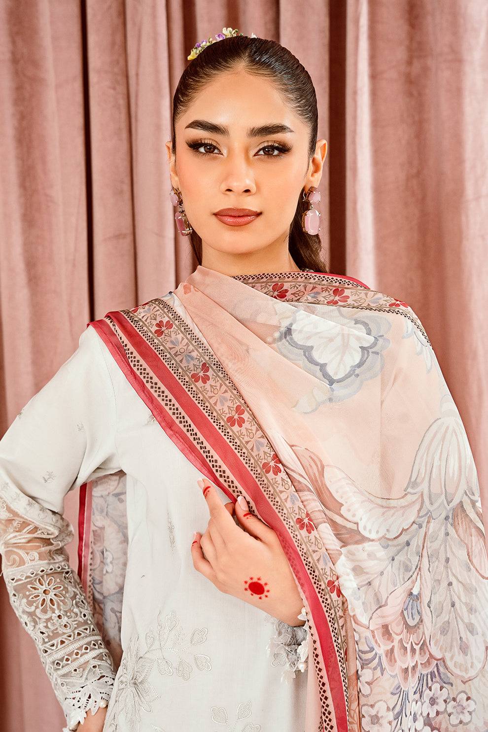 Neeshay | Zoella Lawn Collection | Luca - Pakistani Designer Dress - by Neeshay | Type: Luxury - 100% Original at Saira Sultan