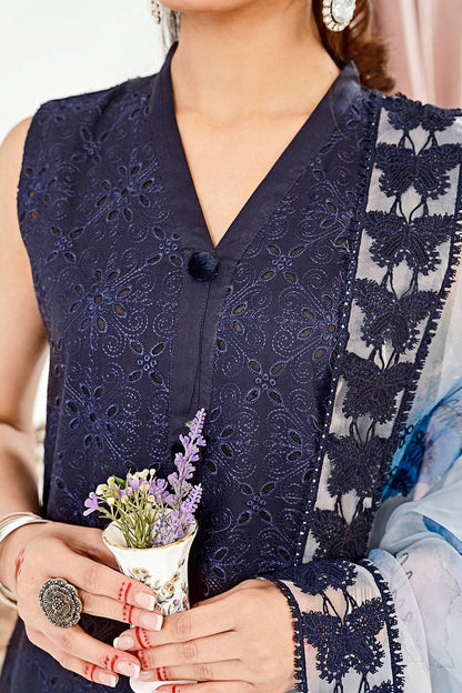 Neeshay | Zoella Lawn Collection | Elara - Pakistani Designer Dress - by Neeshay | Type: Luxury - 100% Original at Saira Sultan