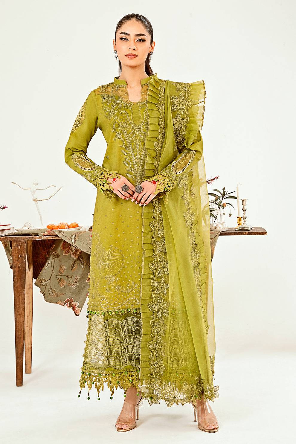 Neeshay | Zoella Lawn Collection | Penelope - Pakistani Designer Dress - by Neeshay | Type: Luxury - 100% Original at Saira Sultan