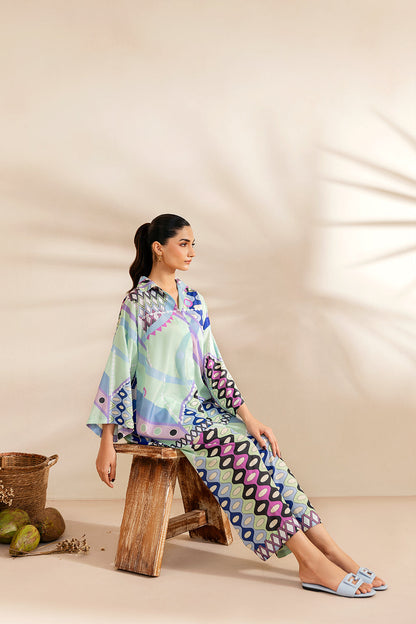 Saira Rizwan | Silk Coords 25 | PARADISE PRISM - SRSP-25-05 - Pakistani Designer Dress - by Saira Rizwan - Type : Ladies Clothes - 100% Original at Saira Sultan