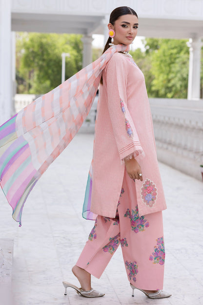 Charizma | Niche Eid Edit |CNP-5-091Z S Pink Lawn