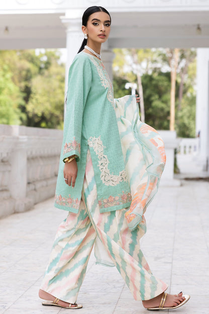 Charizma | Niche Eid Edit |CNP-5-126Z L Ice Blue Lawn