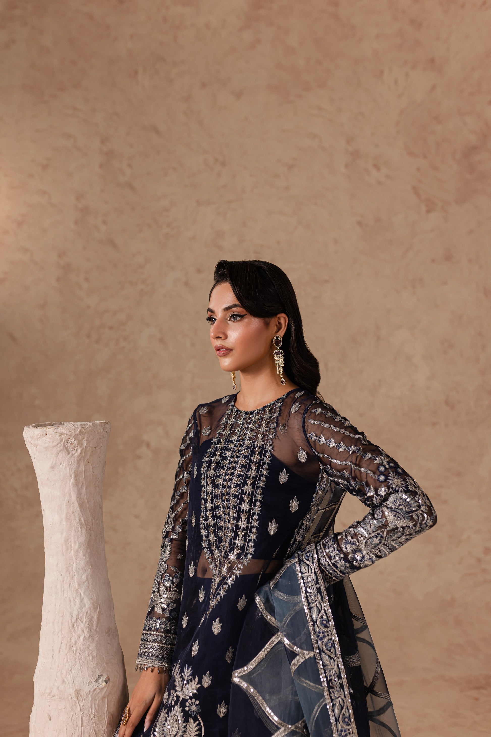 Imran Ramzan | Ch¨rie | Nocturne - Pakistani Designer Dress - by Imran Ramzan | Type: Clothing - 100% Original at Saira Sultan