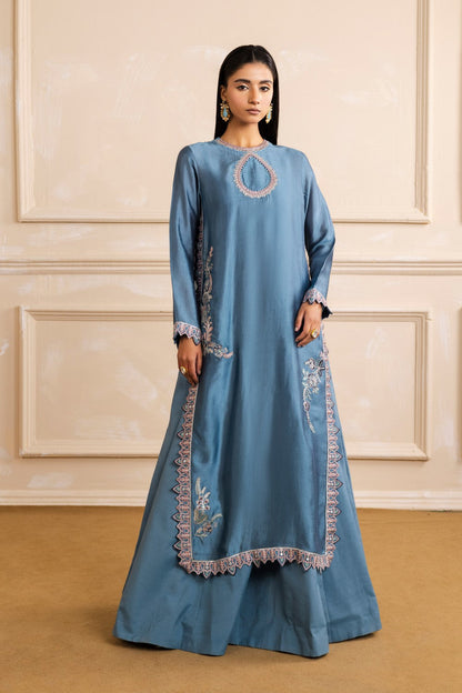 Maryum N Maria | Zaira Pret | NORA XS Dusty Blue Organza Silk