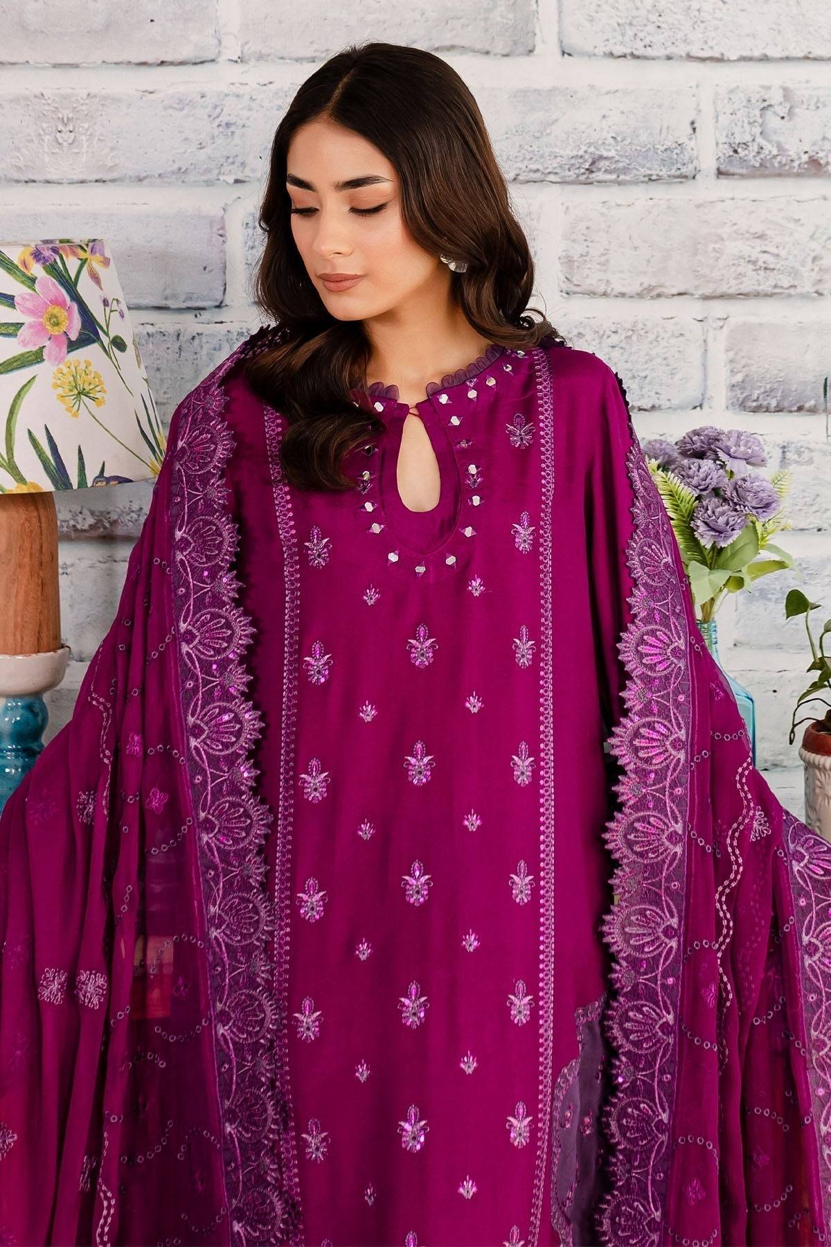 Nureh | Shades Of Summer | NP-494 - Pakistani Designer Dress - by Nureh | Type: Formal - 100% Original at Saira Sultan