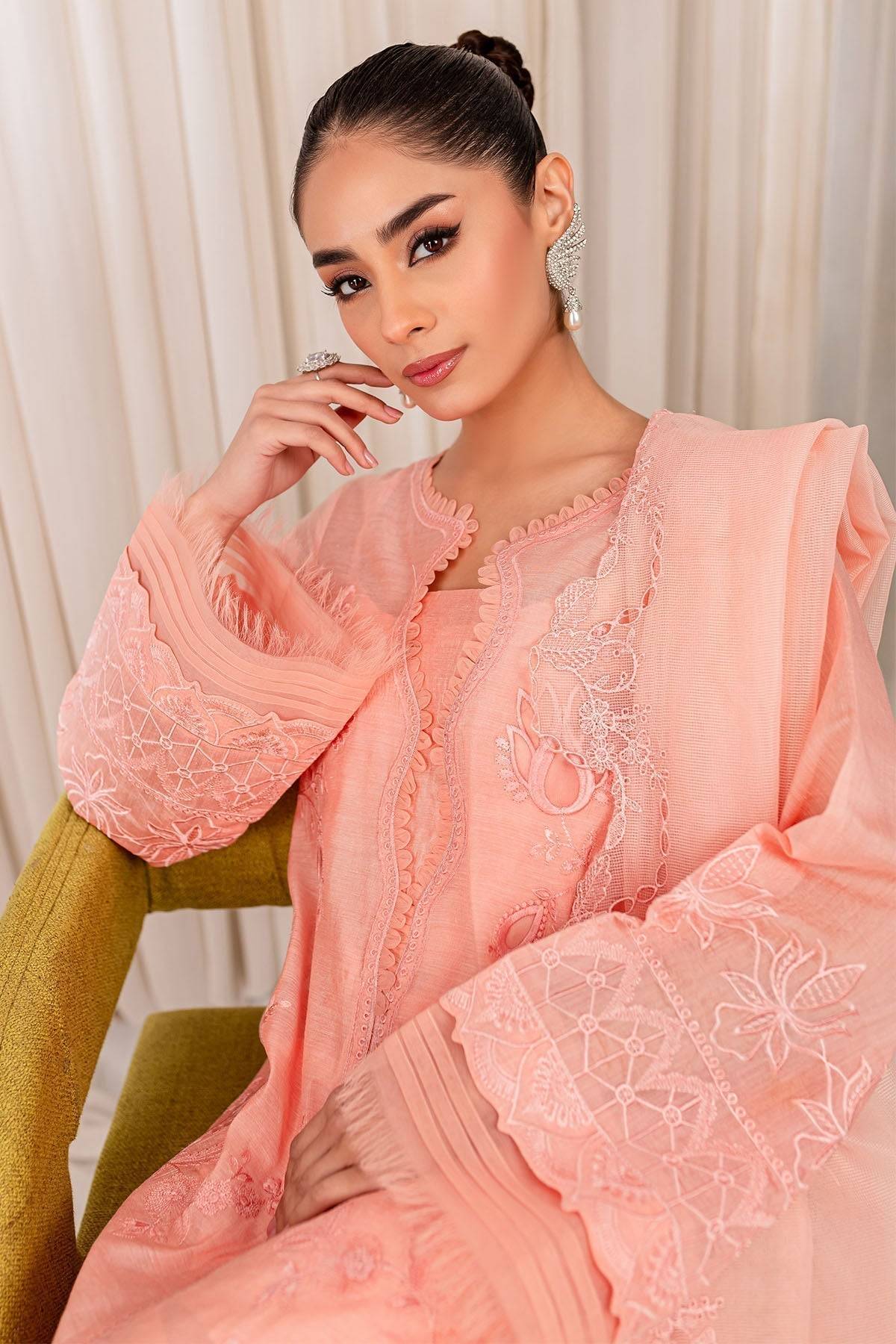 Nureh | Shades Of Summer | NP-455 - Pakistani Designer Dress - by Nureh | Type: Luxury - 100% Original at Saira Sultan
