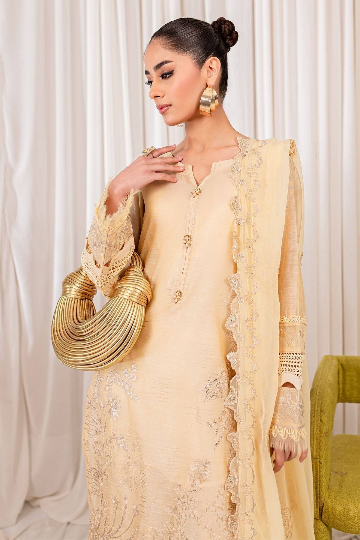 Nureh | Shades Of Summer | NP-454 - Pakistani Designer Dress - by Nureh | Type: Luxury - 100% Original at Saira Sultan