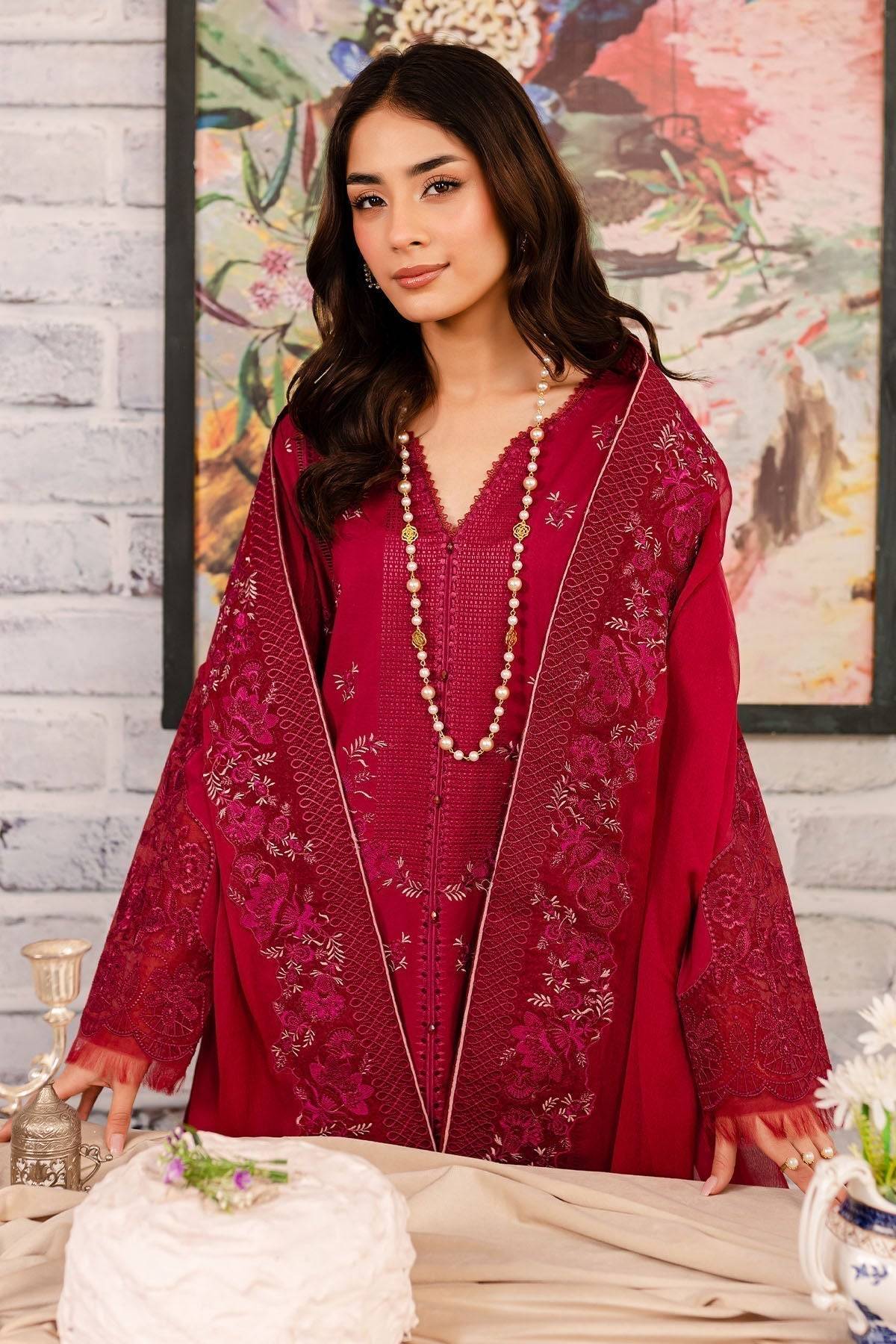 Nureh | Shades Of Summer | NP-492 - Pakistani Designer Dress - by Nureh | Type: Luxury - 100% Original at Saira Sultan