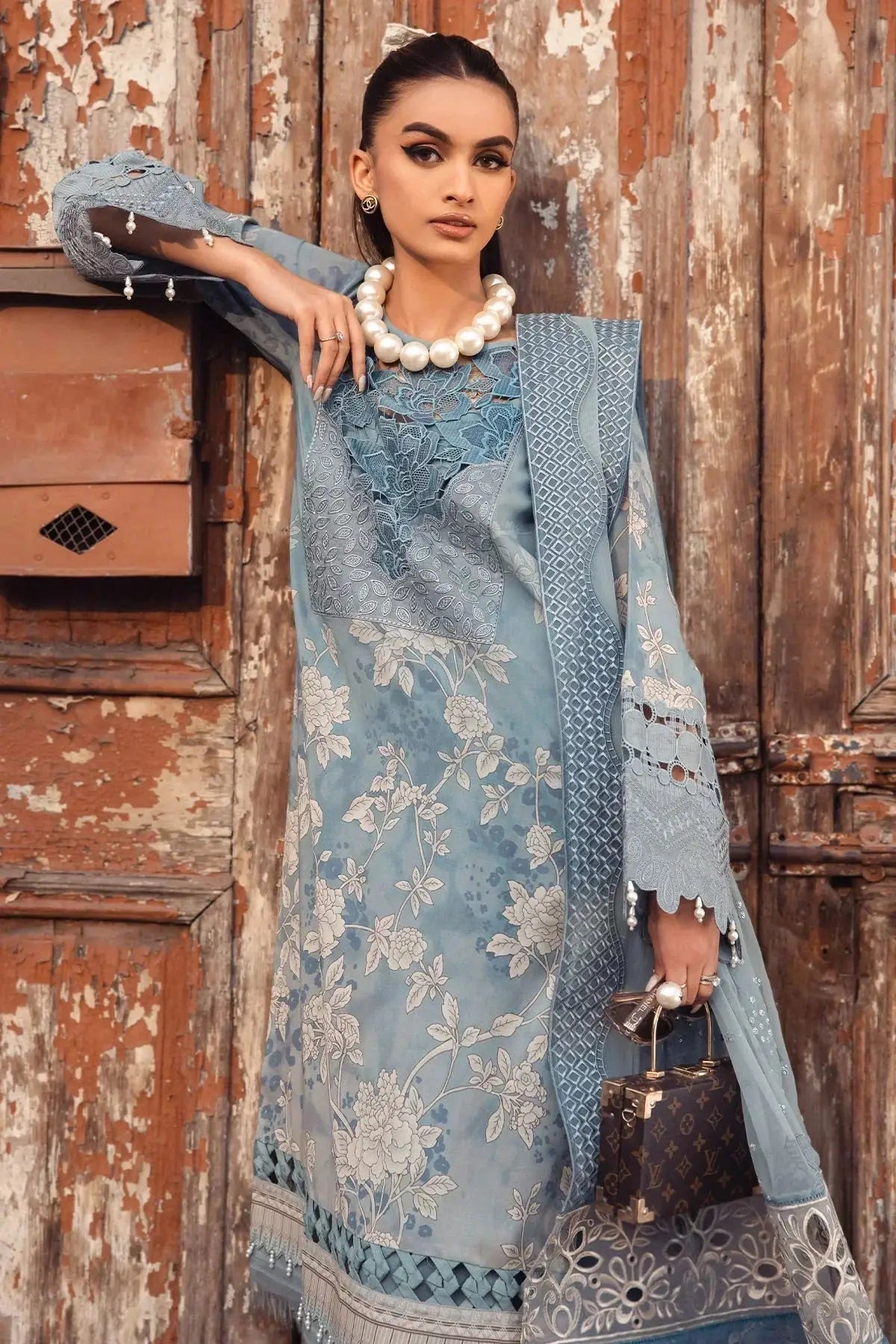 Nureh | Swiss Prints | NS-116 - Pakistani Designer Dress - by Nureh | Type: Luxury - 100% Original at Saira Sultan