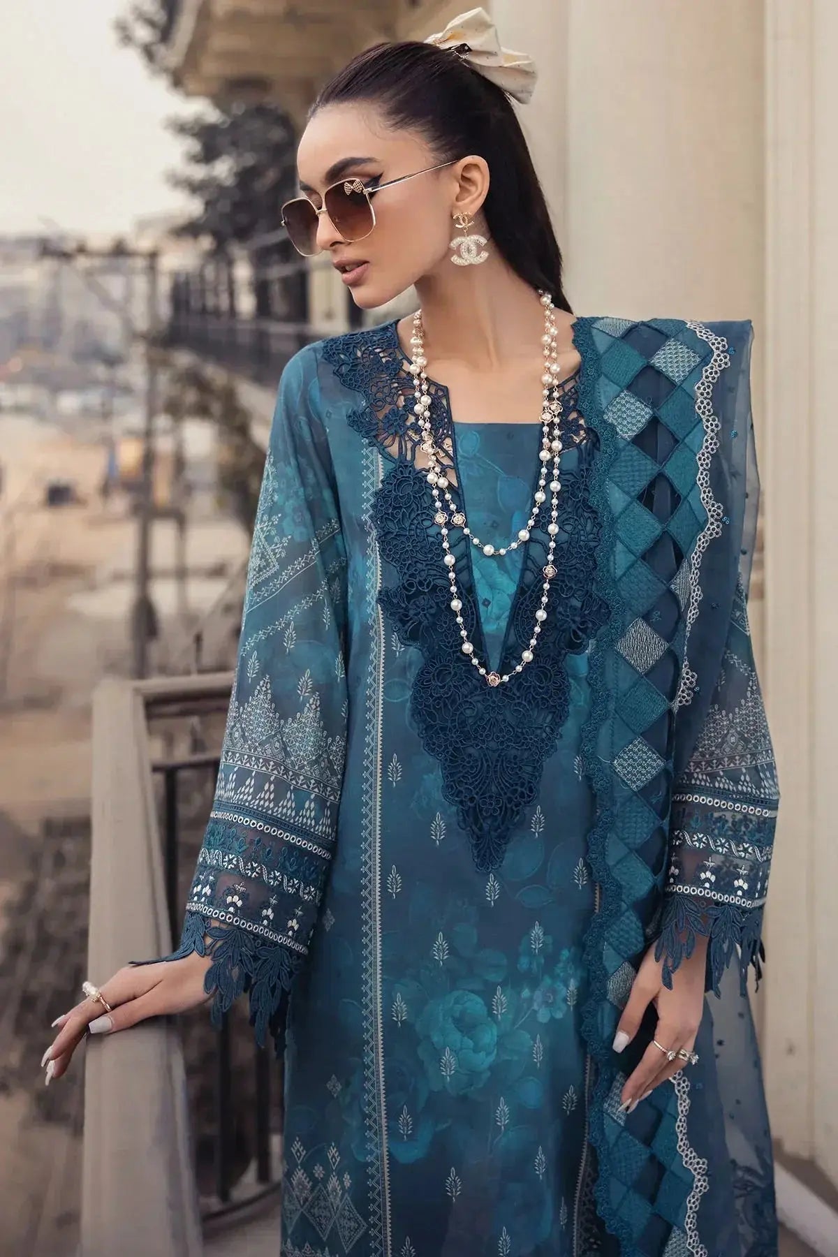 Nureh | Swiss Prints | NS-120 - Pakistani Designer Dress - by Lawn | Type: Luxury - 100% Original at Saira Sultan