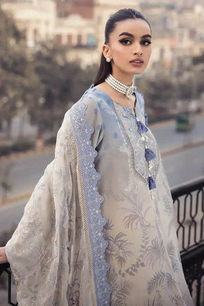Nureh | Swiss Prints | NS-122 - Pakistani Designer Dress - by Nureh | Type: Luxury - 100% Original at Saira Sultan