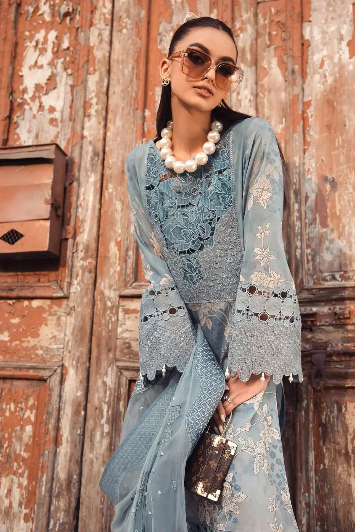 Nureh | Swiss Prints | NS-116 - Pakistani Designer Dress - by Nureh | Type: Luxury - 100% Original at Saira Sultan