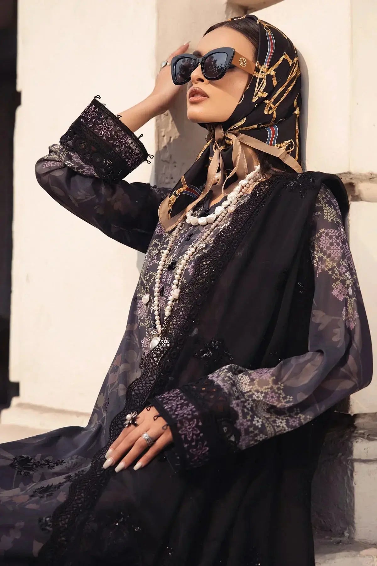 Nureh | Swiss Prints | NS-123 - Pakistani Designer Dress - by Nureh | Type: Luxury - 100% Original at Saira Sultan