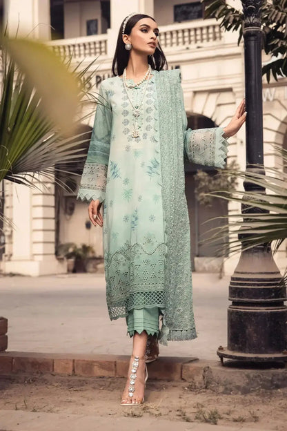 Nureh | Swiss Prints | NS-118 - Pakistani Designer Dress - by Nureh | Type: Luxury - 100% Original at Saira Sultan