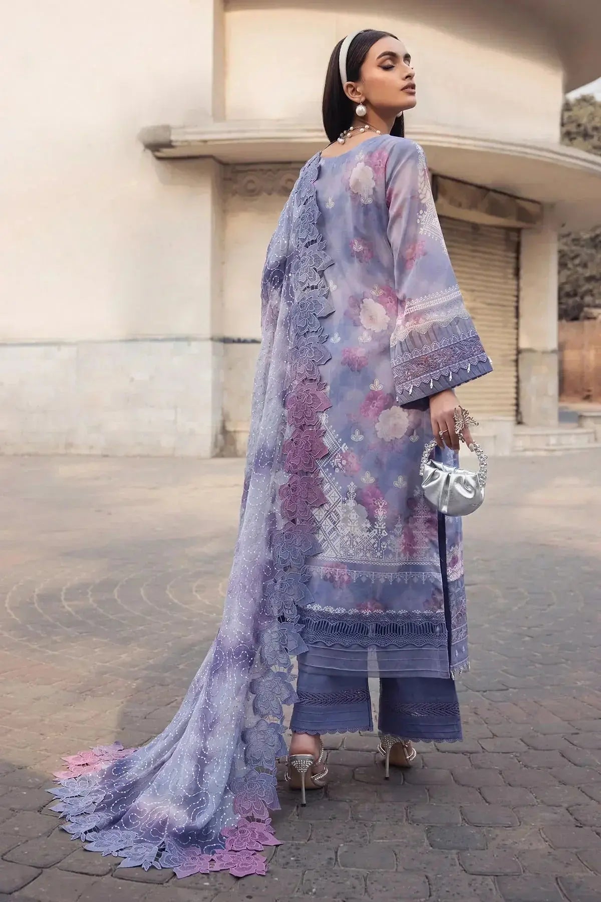 Nureh | Swiss Prints | NS-119 - Pakistani Designer Dress - by Nureh | Type: Luxury - 100% Original at Saira Sultan