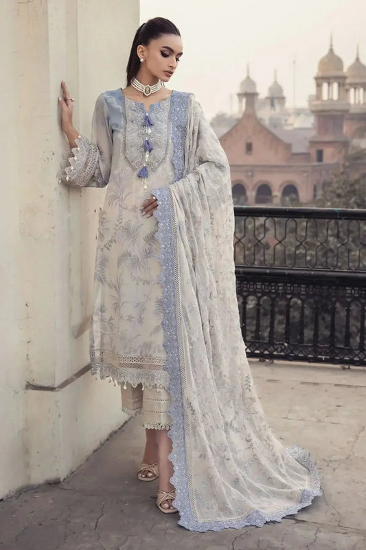 Nureh | Swiss Prints | NS-122 - Pakistani Designer Dress - by Nureh | Type: Luxury - 100% Original at Saira Sultan