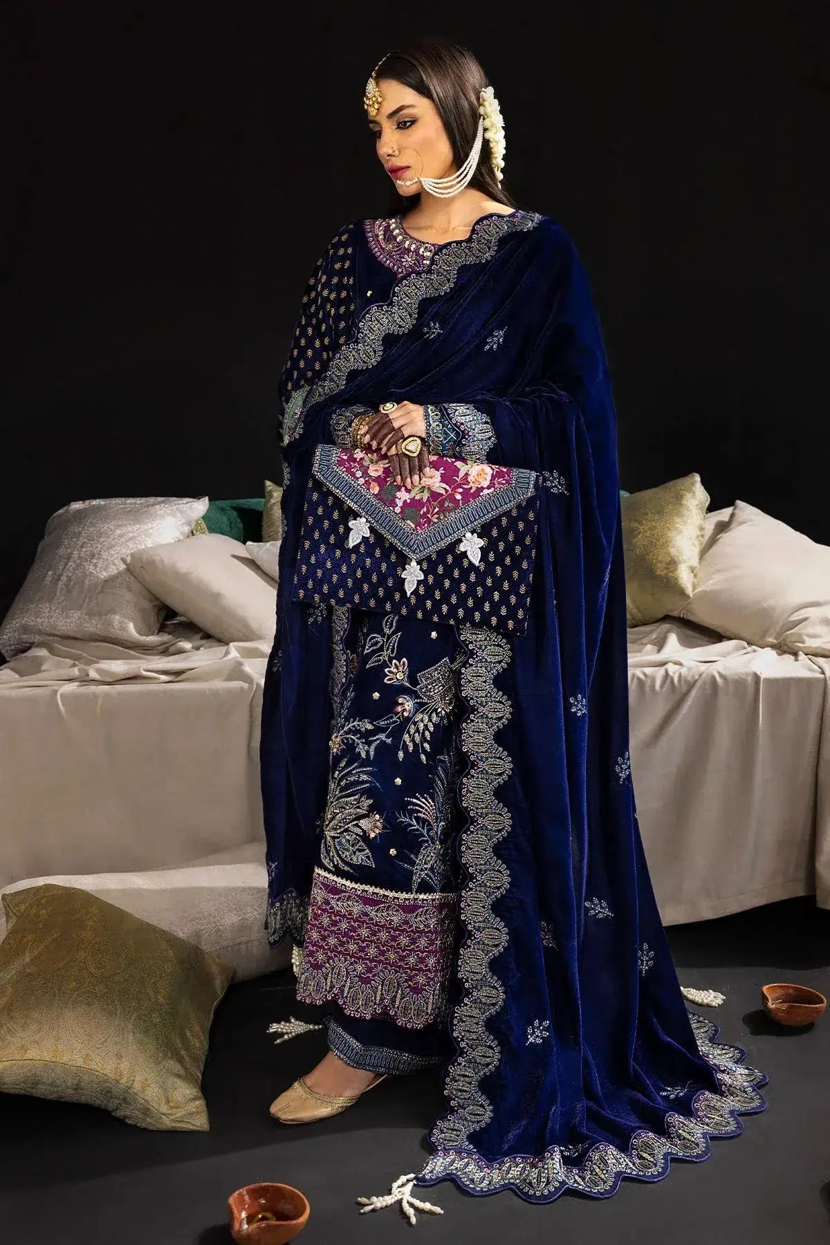 Nureh | Maya Velvet 23 | Nooreza - Pakistani Designer Dress - by Nureh | Type: Formal - 100% Original at Saira Sultan