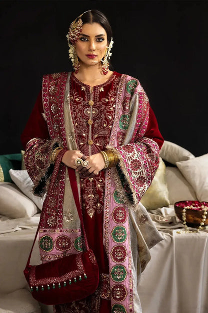Nureh | Maya Velvet 23 | Zahara - Pakistani Designer Dress - by Nureh | Type: Formal - 100% Original at Saira Sultan