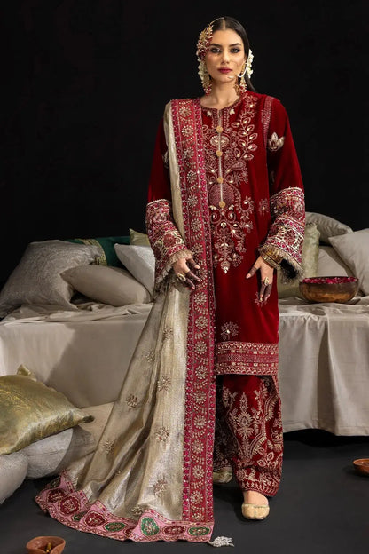 Nureh | Maya Velvet 23 | Zahara - Pakistani Designer Dress - by Nureh | Type: Formal - 100% Original at Saira Sultan
