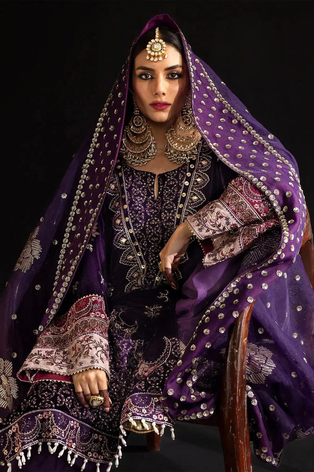 Nureh | Maya Velvet 23 | Rumeli - Pakistani Designer Dress - by Nureh | Type: Formal - 100% Original at Saira Sultan