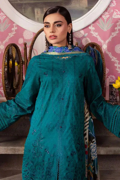 Nureh | Maya Lawn 24 | NS-110 - Pakistani Designer Dress - by Nureh | Type: Luxury - 100% Original at Saira Sultan