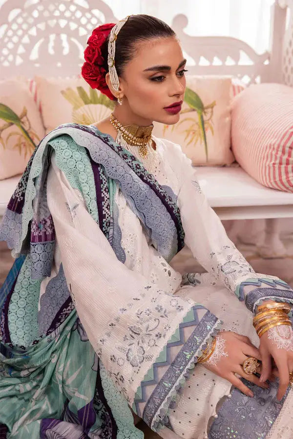 Nureh | Maya Lawn 24 | NS-112 - Pakistani Designer Dress - by Nureh | Type: Luxury - 100% Original at Saira Sultan