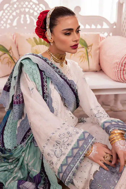 Nureh | Maya Lawn 24 | NS-112 - Pakistani Designer Dress - by Nureh | Type: Luxury - 100% Original at Saira Sultan