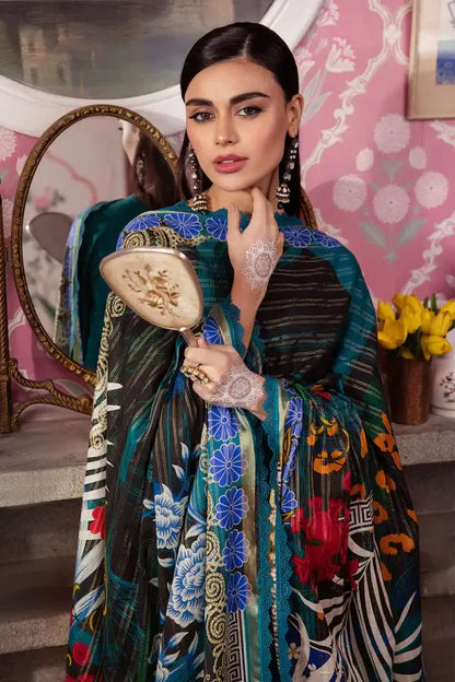 Nureh | Maya Lawn 24 | NS-110 - Pakistani Designer Dress - by Nureh | Type: Luxury - 100% Original at Saira Sultan