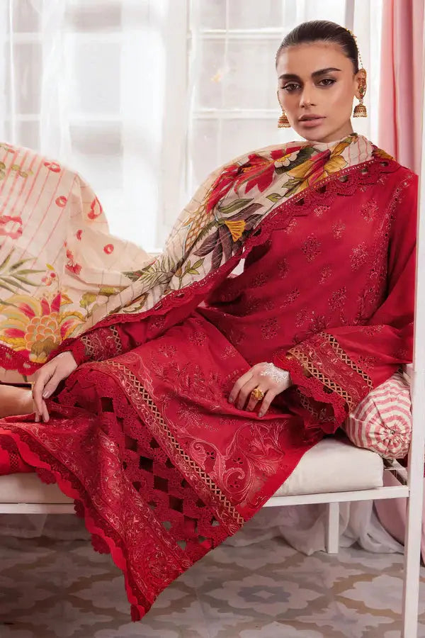 Nureh | Maya Lawn 24 | NS-113 - Pakistani Designer Dress - by Nureh | Type: Luxury - 100% Original at Saira Sultan