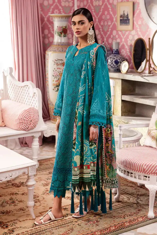 Nureh | Maya Lawn 24 | NS-108 - Pakistani Designer Dress - by Nureh | Type: Luxury - 100% Original at Saira Sultan