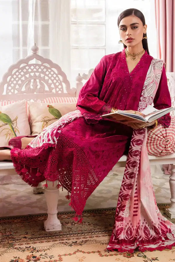 Nureh | Maya Lawn 24 | NS-109 - Pakistani Designer Dress - by Nureh | Type: Luxury - 100% Original at Saira Sultan