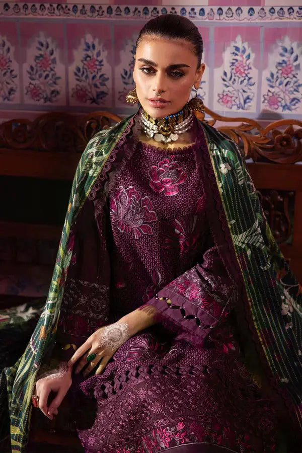 Nureh | Maya Lawn 24 | NS-115 - Pakistani Designer Dress - by Nureh | Type: Luxury - 100% Original at Saira Sultan