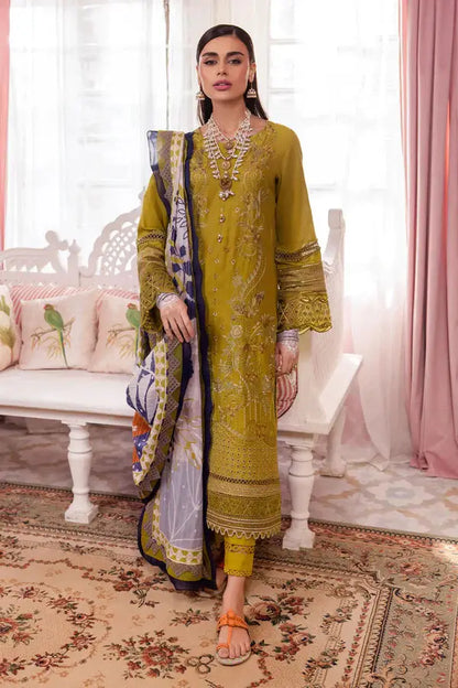 Nureh | Maya Lawn 24 | NS-111 - Pakistani Designer Dress - by Nureh | Type: Luxury - 100% Original at Saira Sultan