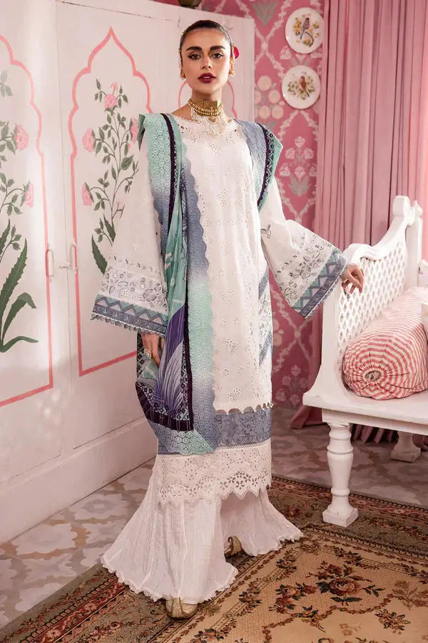 Nureh | Maya Lawn 24 | NS-112 - Pakistani Designer Dress - by Nureh | Type: Luxury - 100% Original at Saira Sultan