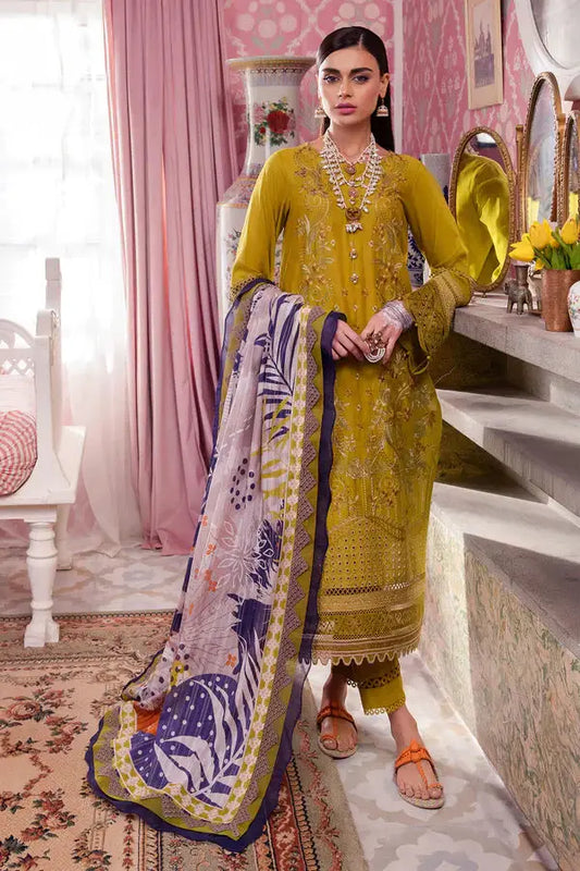 Nureh | Maya Lawn 24 | NS-111 - Pakistani Designer Dress - by Nureh | Type: Luxury - 100% Original at Saira Sultan