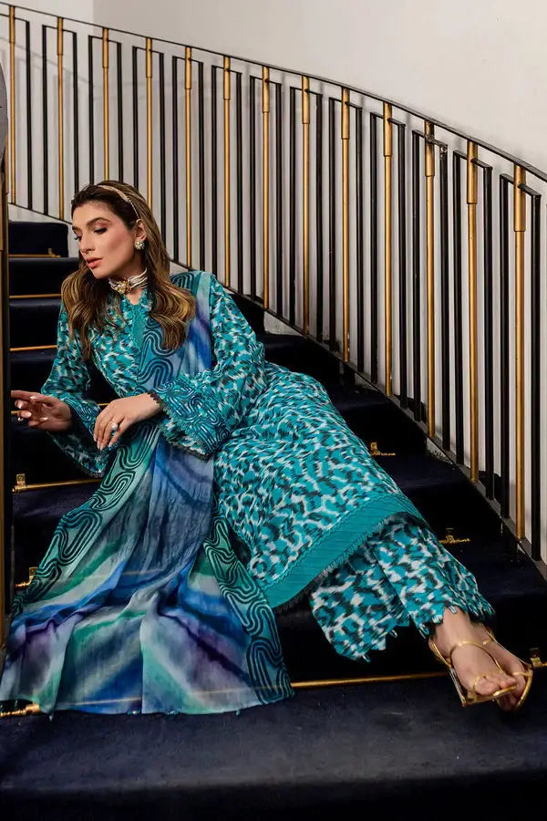 Nureh | Printed Lawn 24 | SP-92 - Pakistani Designer Dress - by Nureh | Type: Luxury - 100% Original at Saira Sultan