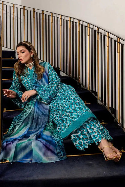Nureh | Printed Lawn 24 | SP-92 - Pakistani Designer Dress - by Nureh | Type: Luxury - 100% Original at Saira Sultan
