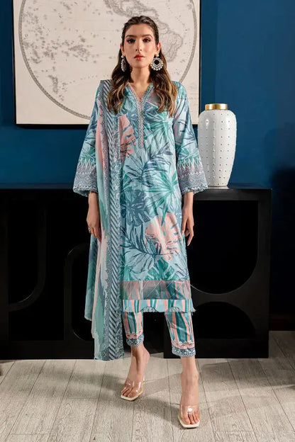 Nureh | Printed Lawn 24 | SP-96 - Pakistani Designer Dress - by Nureh | Type: Luxury - 100% Original at Saira Sultan