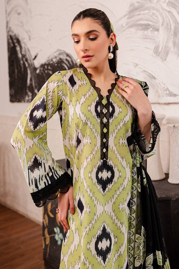 Nureh | Printed Lawn | SP-101 - Pakistani Designer Dress - by Nureh | Type: Luxury - 100% Original at Saira Sultan