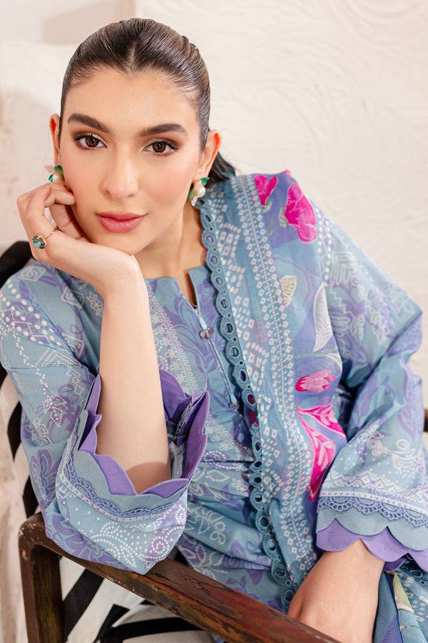 Nureh | Printed Lawn | SP-102 - Pakistani Designer Dress - by Nureh | Type: Luxury - 100% Original at Saira Sultan