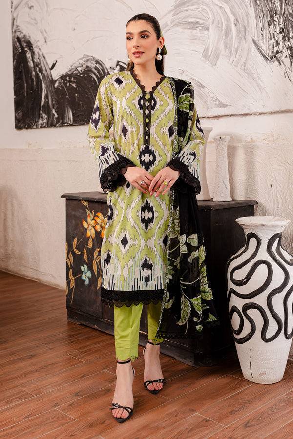 Nureh | Printed Lawn | SP-101 - Pakistani Designer Dress - by Nureh | Type: Luxury - 100% Original at Saira Sultan