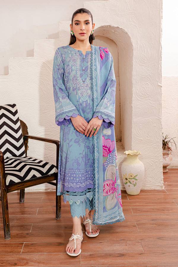 Nureh | Printed Lawn | SP-102 - Pakistani Designer Dress - by Nureh | Type: Luxury - 100% Original at Saira Sultan