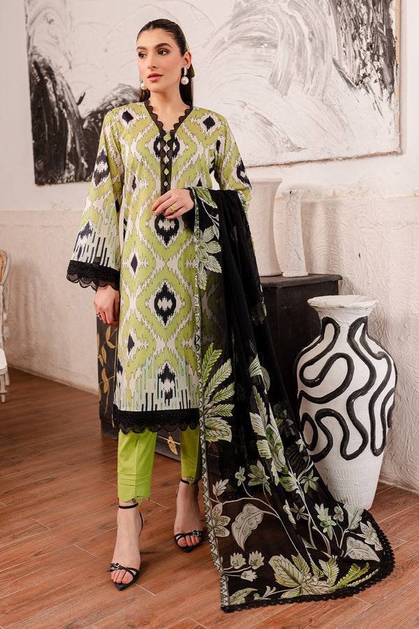 Nureh | Printed Lawn | SP-101 - Pakistani Designer Dress - by Nureh | Type: Luxury - 100% Original at Saira Sultan