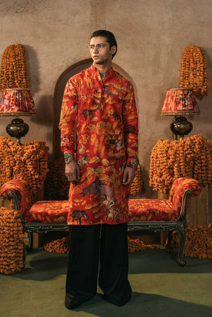 Pakistani Menswear | Ozra - Pakistani Designer Dress - by Fahad Hussayn | Type: MensWear - 100% Original at Saira Sultan
